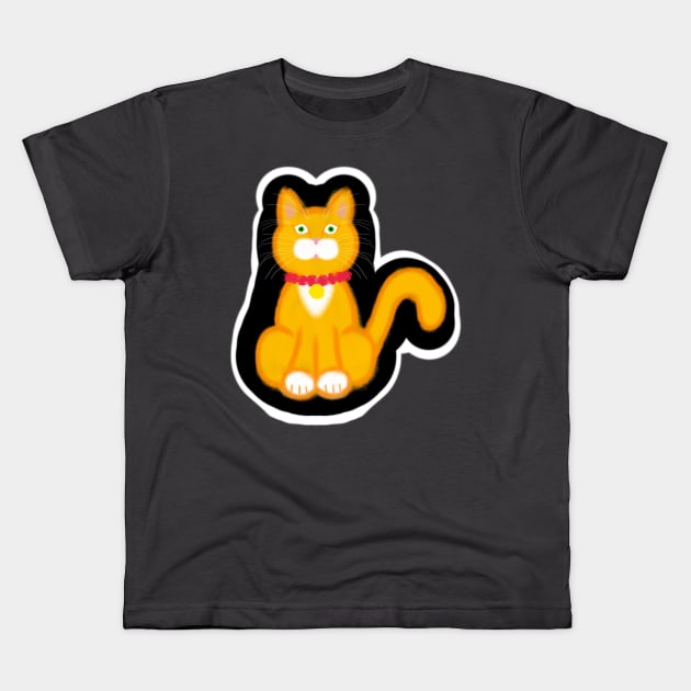 Cheeky Cheddar Kids T-Shirt by PifflesPieces